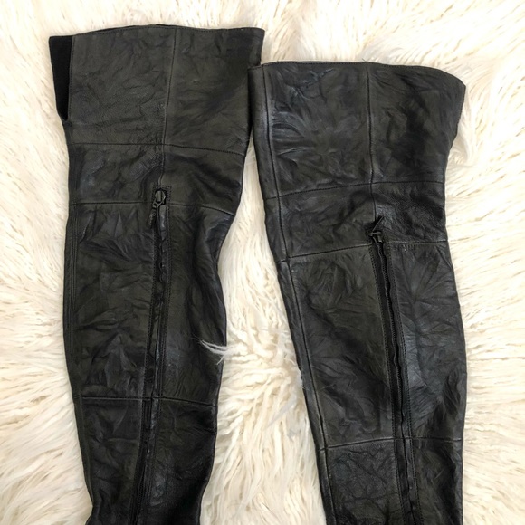 Report Signature Fairfax OTK boots black sz 6.5 - Picture 5 of 12